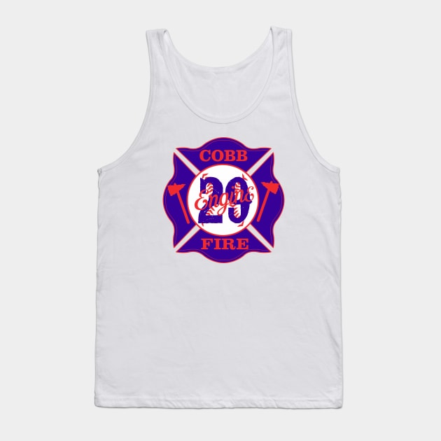 Cobb County Engine 29 Tank Top by LostHose